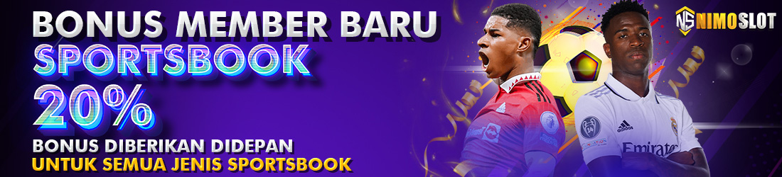 BONUS BOLA/SPORTSBOOK 20%